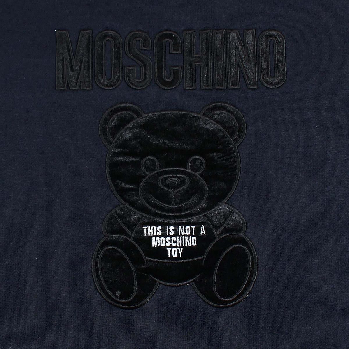 Moschino Navy Bear Premium Sweatshirt – leftovershub