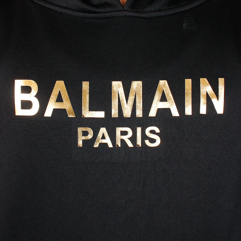 Balmain Basic Black Hoodie – leftovershub